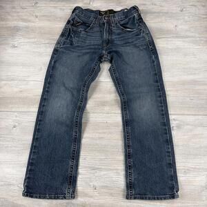 Ariat Men's Straight Jeans in Dark Blue Wash